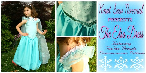 Frozen Elsa Dress - Knot Sew Normal