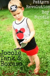 Boy Bundle Up Tour - Jocole Tank and Boxers sewn by Knot Sew Normal
