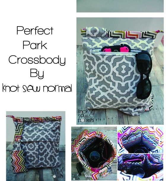 Perfect Park Crossbody Bag PDF Pattern by Knot Sew Normal