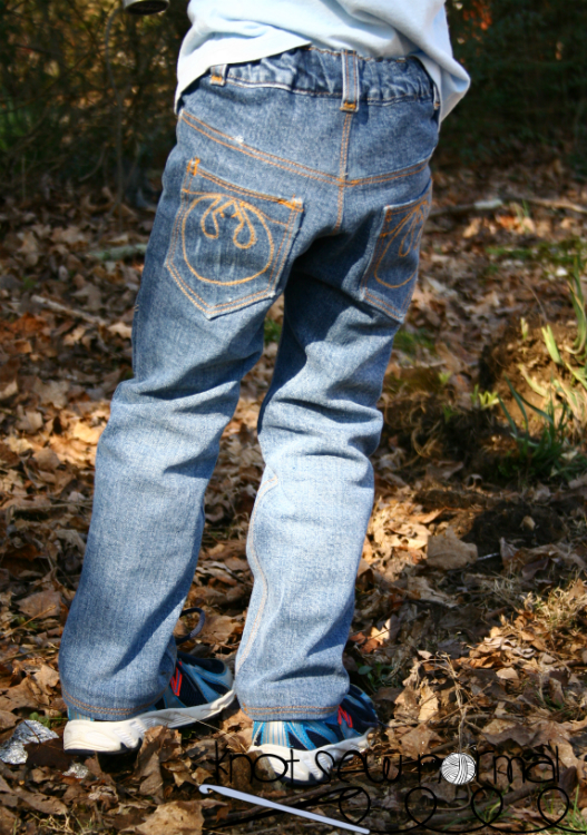 Momma Quail's Walker Jeans sewn by Knot Sew Normal